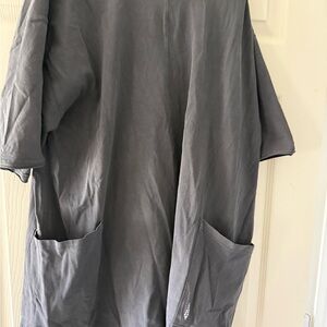 FP Movement by Free People Charcoal Gray Jumpsuit Romper